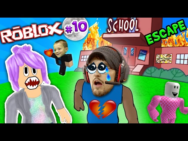 CHASE STOLE MY BEST FRIEND! Roblox #10: ESCAPE from SCHOOL OBBY! (FGTEEV Weird Roleplay)