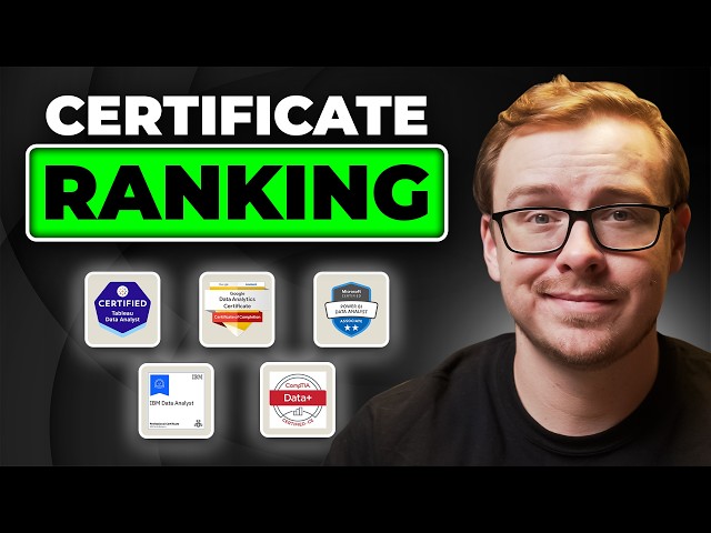 5 BEST Data Analytics Certifications