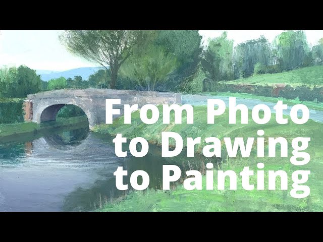 Going From Photo to Drawing to Painting