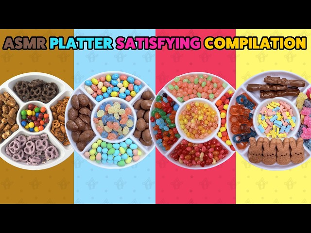 ASMR PLATTER COMPILATION | NO TALKING | SATISFYING POURS
