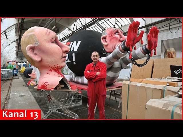 Moscow court sentences German artist in absentia over Putin-mocking carnival floats