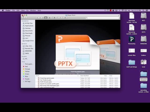 Computer Lit: Compressing files (mac)