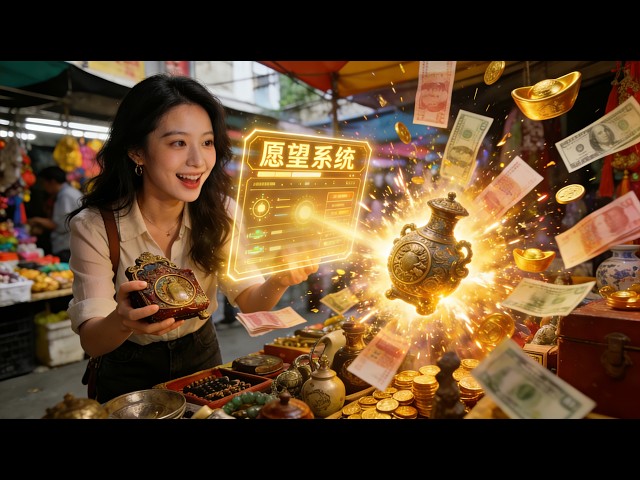 👧The girl gets a system that grants her wishes, allowing her to foresee the future and find barga...