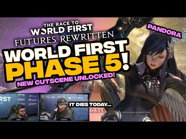 WORLD FIRST Look at Phase 5! CUTSCENE UNLOCKED! | Race to World First: Futures Rewritten | FFXIV