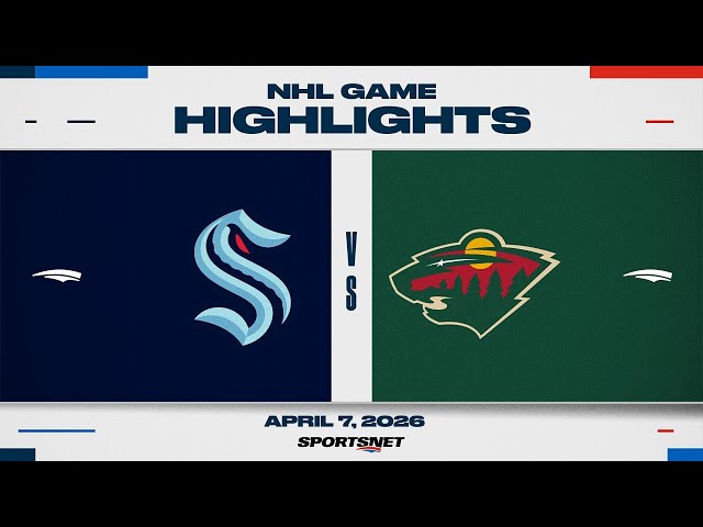 NHL-Highlights | Kraken gegen Wild – 7. April 2026