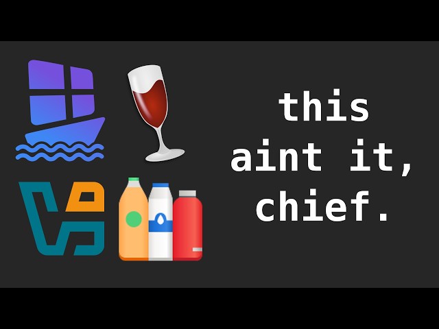 Why I stopped running Windows Software on Linux