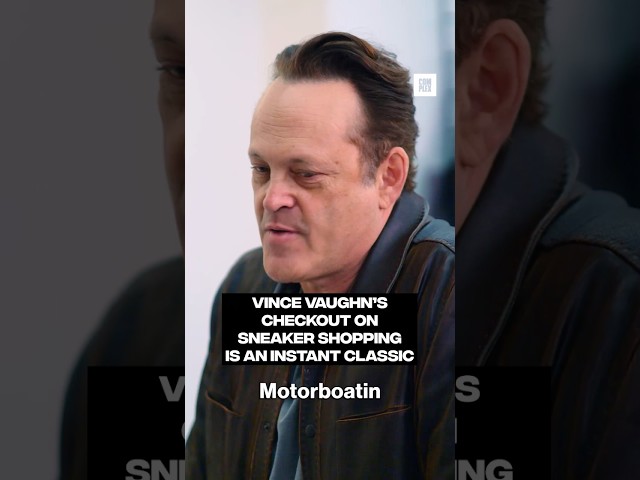 Vince Vaughn's checkout on #SneakerShopping is an instant classic 🚢