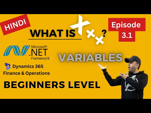 X++ Programming for Beginners - Variables | Dynamics 365 Finance #coding #microsoft #CursorRun