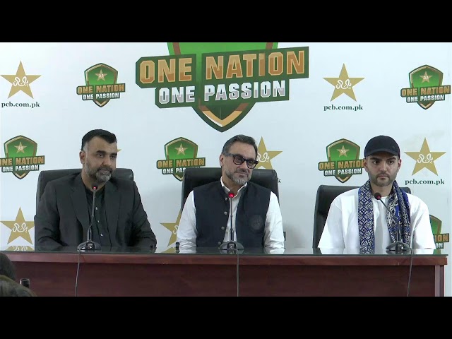 CEO PSL Salman Naseer Press Conference at Gaddafi Stadium, Lahore