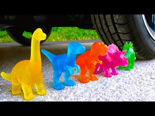 Crushing Experiments Video! 🏎️ Car vs. Crunchy Colored Toothpaste, Giant Balloons | Car Crushing