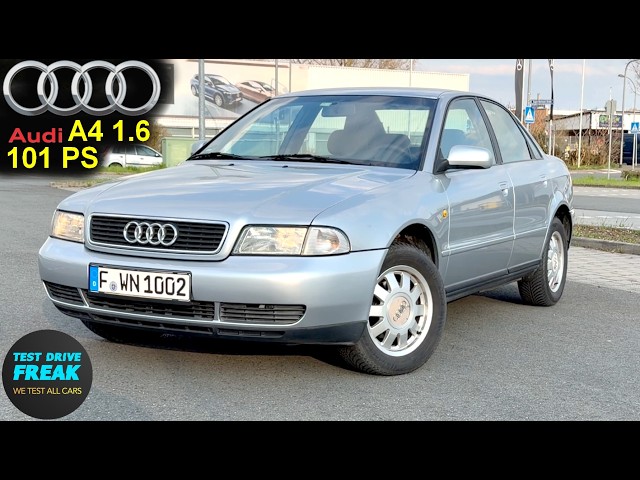 1998 Audi A4 1.6 (101 PS) TEST DRIVE 🚗 Acceleration, Topspeed & Classic Review