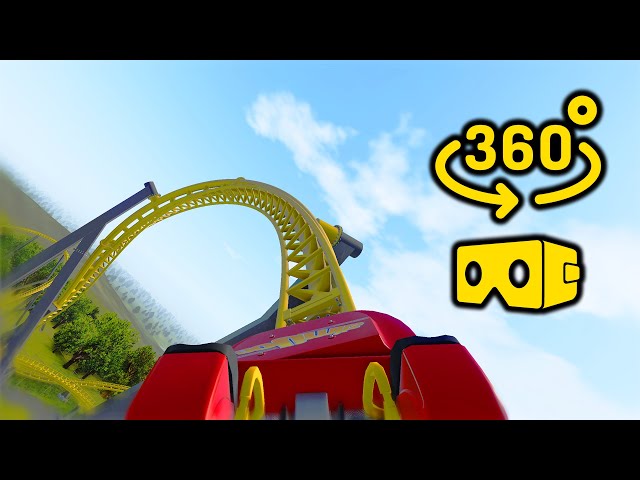 🎢EXTREME ROLLER COASTER 360° - VR Video