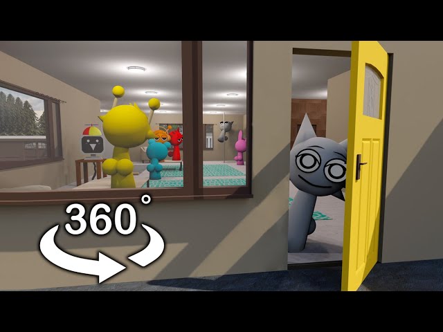 Sprunki Incredibox - Hide and Seek in Wenda's House 360° VR video.