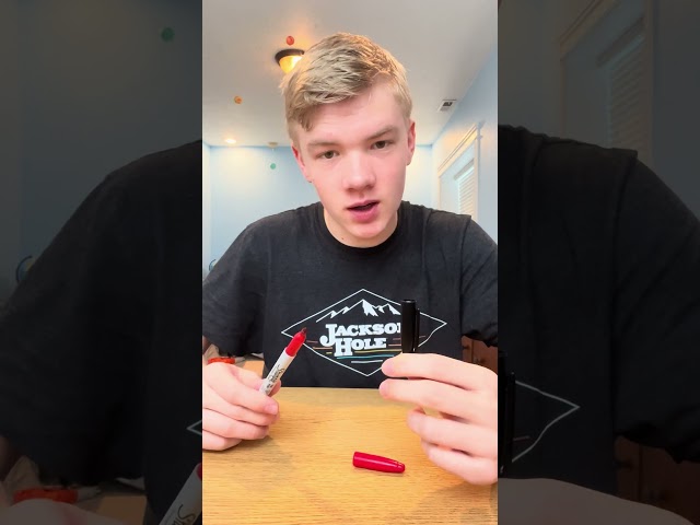 Learn This INSANE Sharpie Color Change! #magic #shorts #tutorial