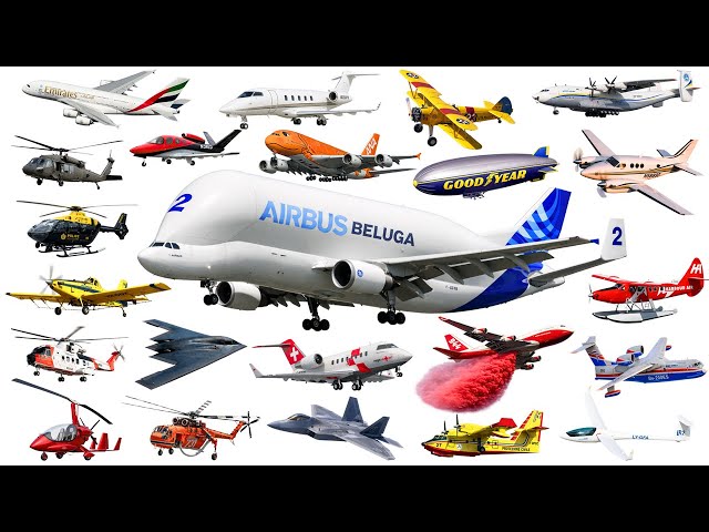 Airplanes for Kids | Planes for Kids | Air Vehicles in English