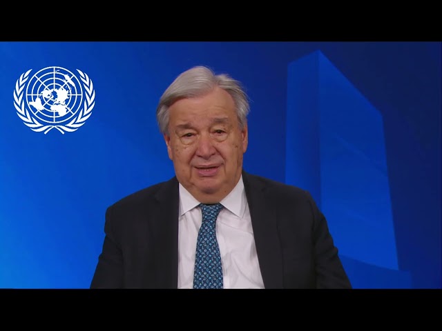UN Secretary-General video message for the State of the Global Climate 2025 report