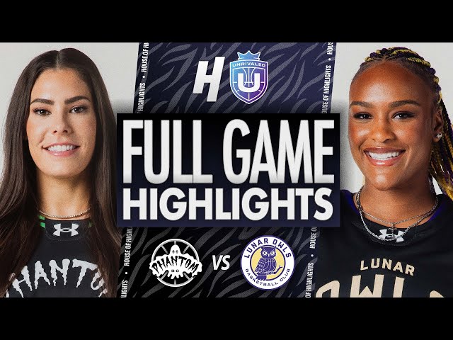 Phantom vs Lunar Owls - FULL GAME HIGHLIGHTS | February 1, Unrivaled 2026
