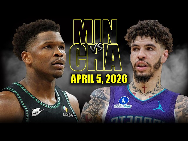 Minnesota Timberwolves vs Charlotte Hornets Full Game Highlights – April 5, 2026 | NBA Season
