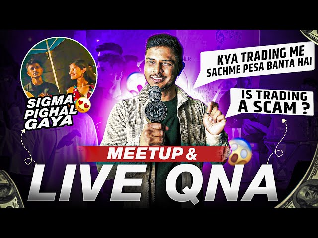 Sigma Pighal gaya, Meet-up & Live QnA - Vlog | Life of Purab