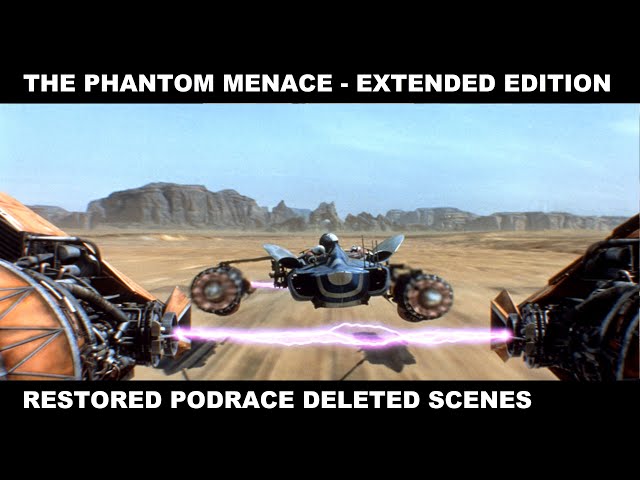 Podrace Second Lap Extended Cut (Restored Deleted Scenes) [4K HDR] - Star Wars: The Phantom Menace