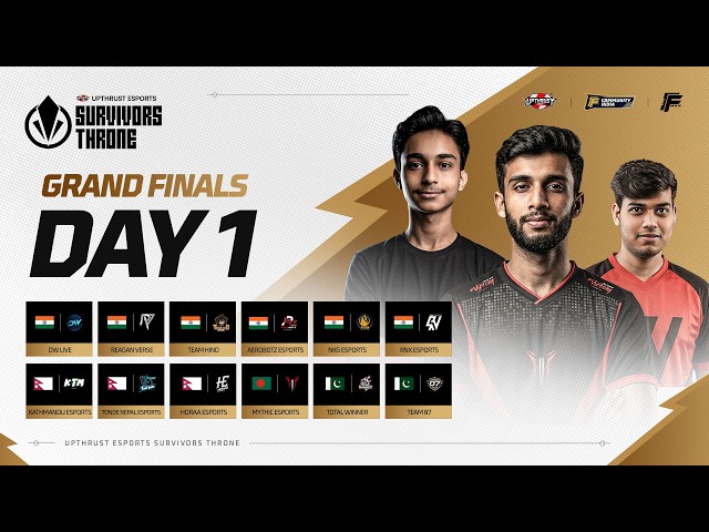 UE Survivors Throne 2026 | #FreeFireMax | Grand Finals Day 1