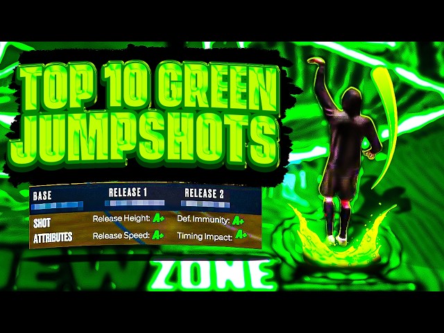 UNSTOPPABLE TOP 10 BIGGEST GREEN WINDOW JUMPSHOTS NBA 2K26 BOTH GEN BEST JUMPSHOT NBA2K26