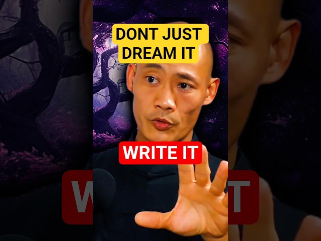 Why Writing Down Your Goals Makes Them Real 🔥