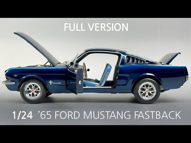 FORD MUSTANG FASTBACK 1/24 REVELL Model car build [Full version]