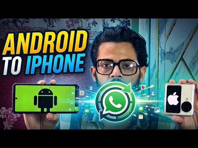 How to Transfer WhatsApp Data From Android to iPhone 🤖 ↪  (2026 Guide)