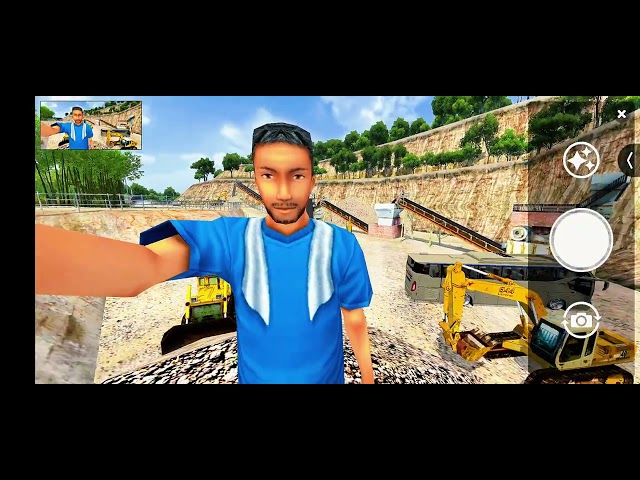 BUS SIMULATOR CONSTRUCTION SITE VISIT 😱🚧 | REALISTIC GAMEPLAY VLOG #androidgaming  #vlog