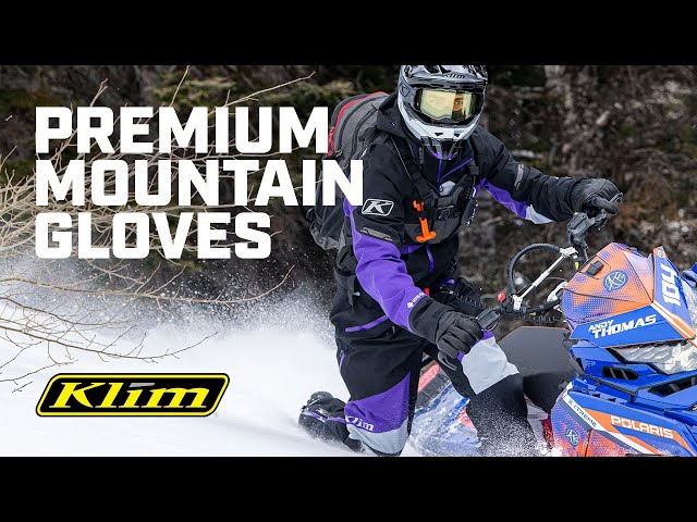 Andy Thomas Testing the Guide Gloves