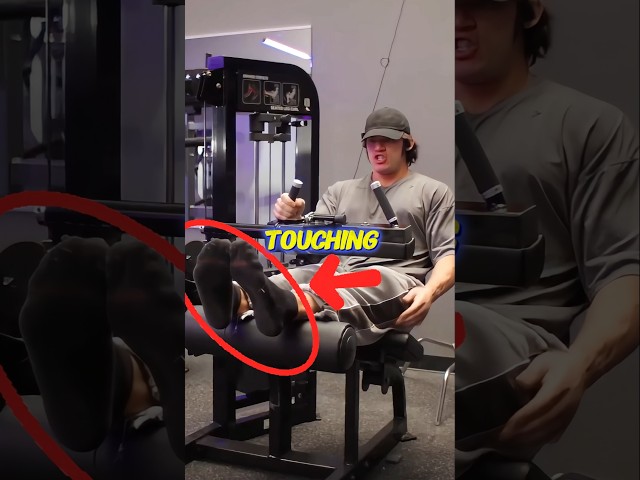 Sam Sulek's CLEVER Leg BURNER Tip 🔥💯 #samsulek #samsulekshorts #workouttips