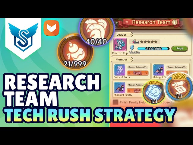 Legend of Mushroom – Research Team Guide: Save Speedups & Win Tech Rush