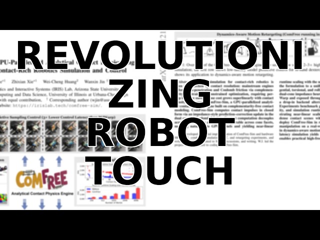 Breaking the Speed Barrier in Robot Simulation: ComFree-Sim Explained