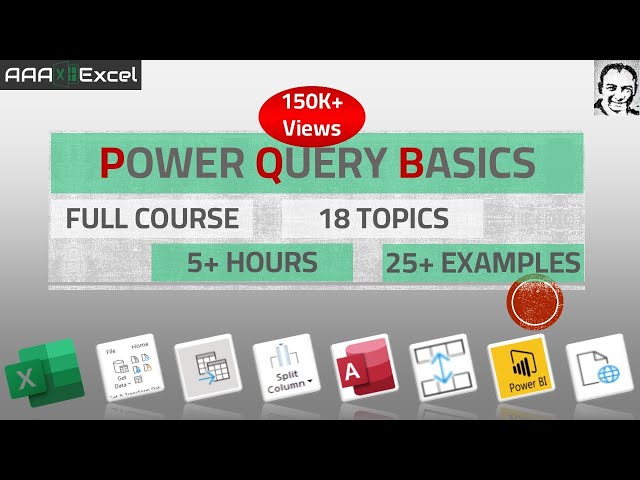 All-In-One Power Query Basics Course: 18 Comprehensive Topics in 5 Hours (25+ examples)