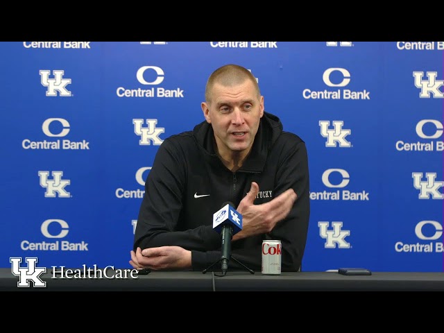 Coach Pope - Pre-LSU Press Conference presented by UKHealthCare