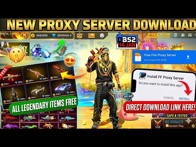 How To Download Proxy Server In Free Fire 💯😱🔥 | Free Fire Proxy Server | Proxy Server Free Fire
