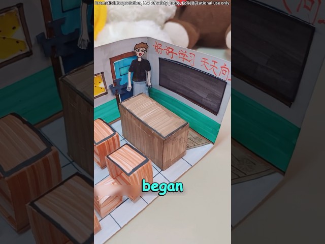 🔍📦😱 DIY Classroom Escape Blind Box!#funny