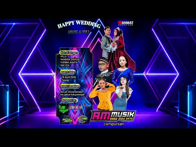 🔴LIVE AM MUSIC CAMPURSARI - NGUNDUH MANTU "ANANG & YULI - BPK.SUPAR -Dk.JATI - BENDOHARJO-REVA NADA