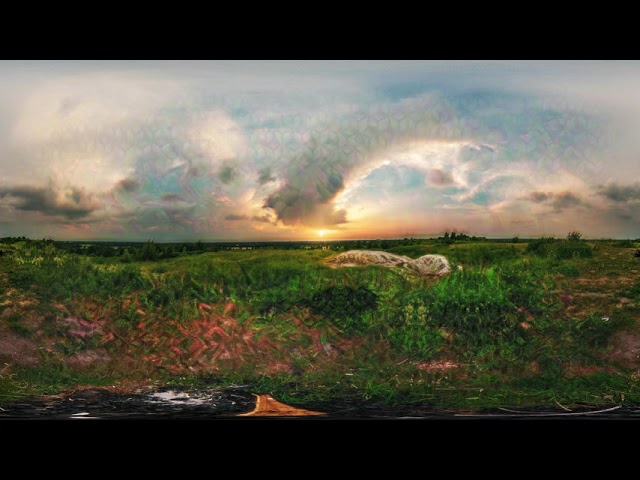 360 Degree psychedelic visuals experiment v8