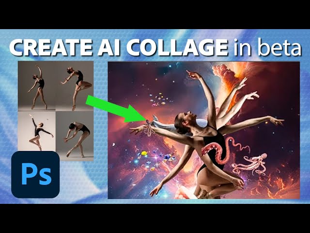 Make Beautiful Collage Art in Photoshop (beta) | 5 Minute Tutorial | Adobe Photoshop