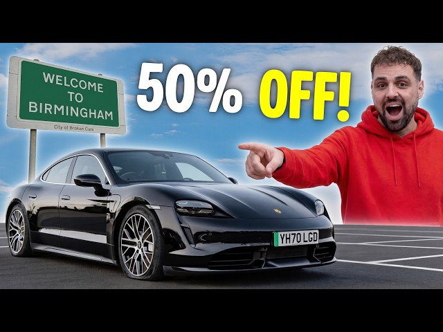 I BOUGHT A BROKEN £150K PORSCHE TAYCAN TURBO FROM BCA BIRMINGHAM!