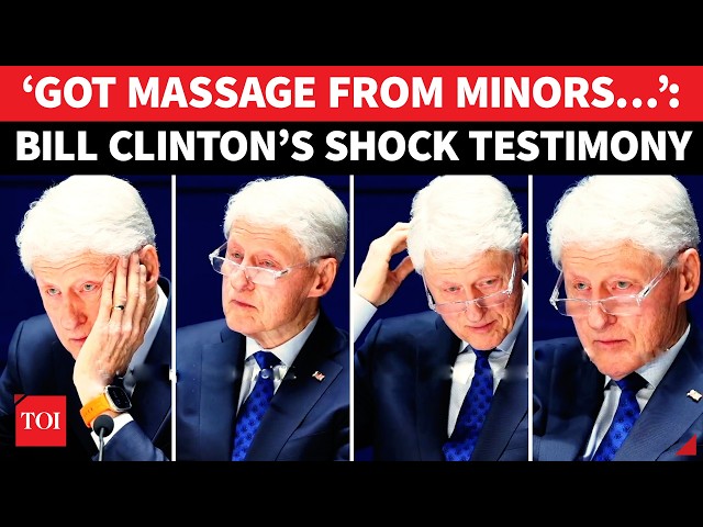Clinton Got Massage From Minor Girls At Epstein's Island? Ex-President Drops Bombshell At Hearing