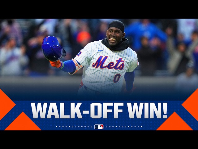 FULL WALK-OFF: Ronny Mauricio wins it for the Mets in 1st 2026 MLB at-bat! | MLB Highlights
