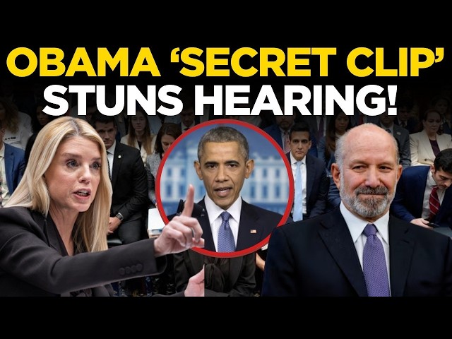 Pam Bondi Hearing LIVE: OBAMA ‘Secret Video’ Played at Hearing Sparks Immigration Clash | Pam Bondi