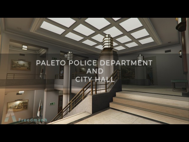 PALETO BAY POLICE DEPARTMENT AND CITY HALL- GTA V MLO FIVEM #fivem #gta5 #gta