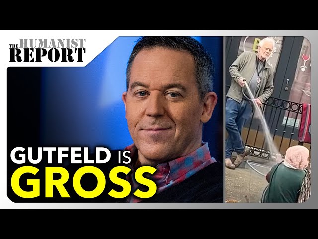 Fox News’ Greg Gutfeld DEFENDS Man Who Sprayed Homeless Woman with Hose in Viral Video