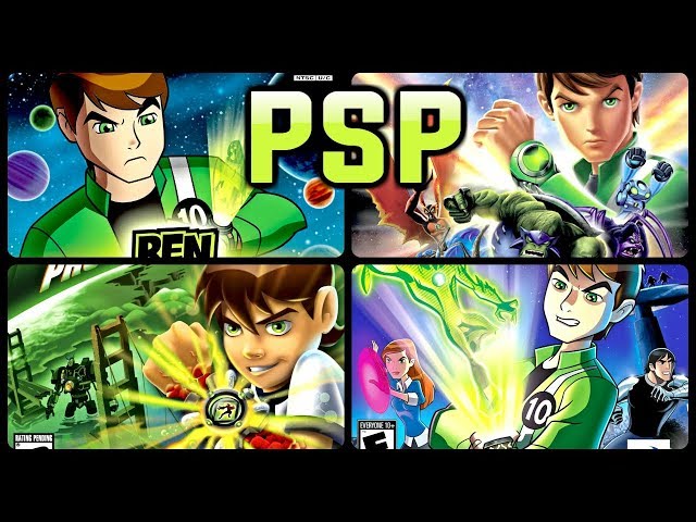 All Ben 10 Games for PSP (PPSSPP)