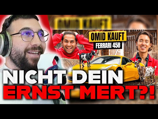 EIN ÇOBAN BEI OMID KAUFT?! 😱🤣 MertAbi reagiert auf Omid Kauft Ferrari 458 🔥 