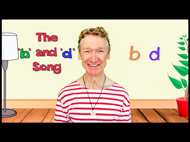 The 'b' and 'd' Song | Sing Along With Tony | Kids' Songs and Nursery Rhymes